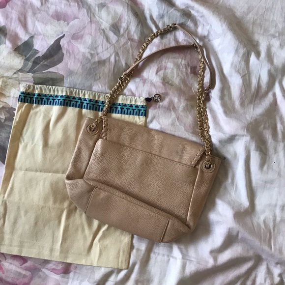 Tory Burch Marion Small Leather Bag Light Oak - Picture 10 of 16